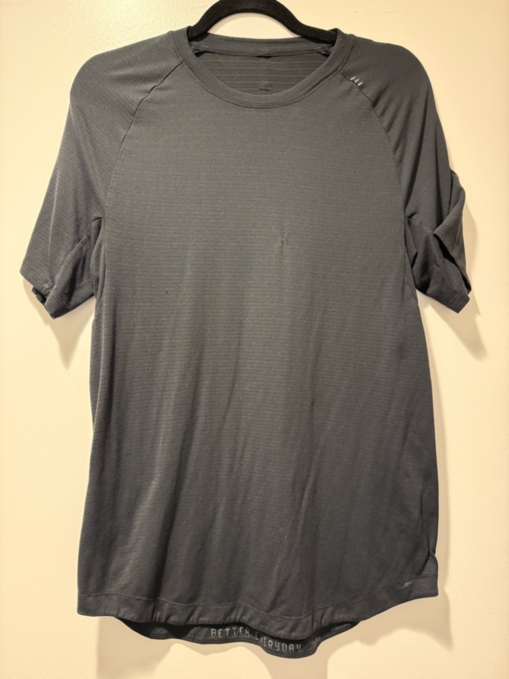 lululemon Men’s Black Short Sleeve Performance Tee
